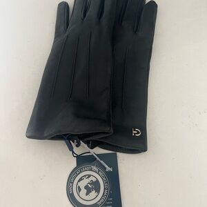 Cole Haan Black Leather Gloves